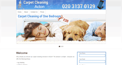 Desktop Screenshot of carpetcleanersacton.com